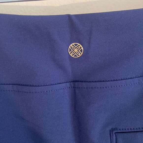 Lilly Pulitzer Luxletic UPF 50+ Luxletic 17" Monica Skort Navy Blue Size 2 - Picture 10 of 10